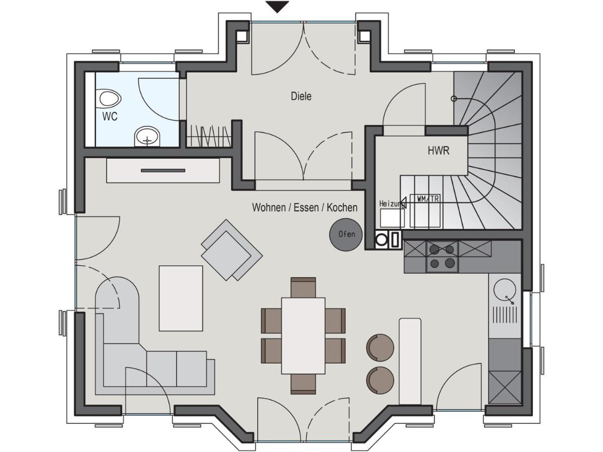 Ferienhaus Seeschwalbe 33 Fuhlendorf  Dış mekan fotoğraf
